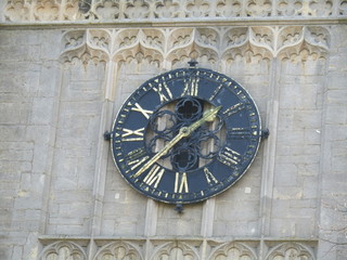 Old church clock