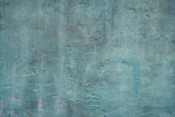 Roughcast blue wall for design, banner and layout.