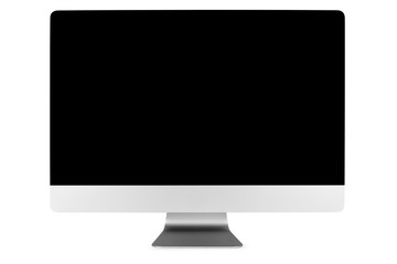 5k monitor isolated on white