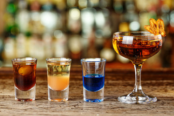 Cocktail party in a nightclub