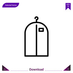 bag vector icon. Best modern, simple, isolated,laundry. flat icon for website design or mobile applications, UI / UX design vector format