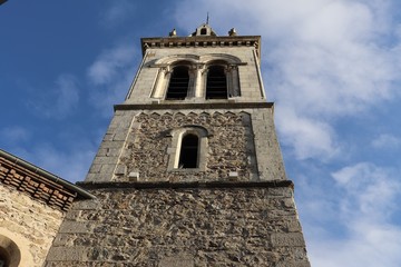 Fototapeta premium EGLISE NOTRE DAME - VILLAGE DE ANDANCE - ARDECHE - FRANCE