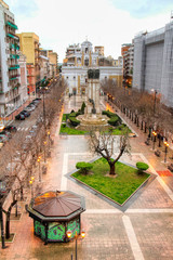 Obraz na płótnie Canvas View of Piazza della Vittoria (Victory Square) in the city of Taranto, Puglia, Italy