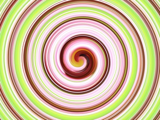 Pink green spire