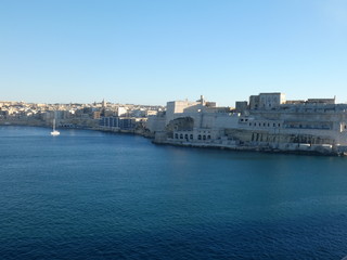 Fototapeta na wymiar Malta Storica dal Porto