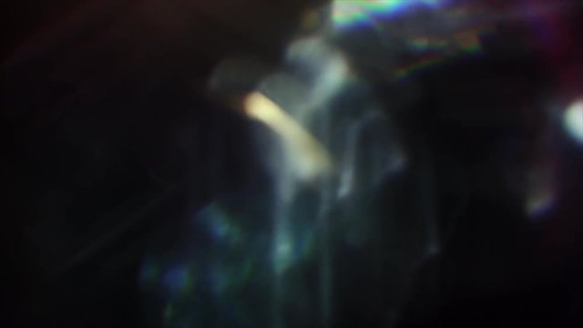 Creative abstract background, polychrome colors bokeh. Light leaks, Distortions, Video transitions, Glares.