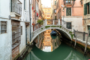 Fototapeta na wymiar Venice Italy canal