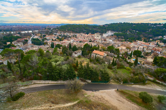 Avignon Aerial View, France