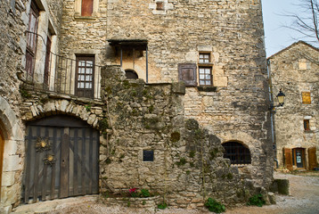 Fototapeta na wymiar The medieval Village, La Couvertoirade, France 