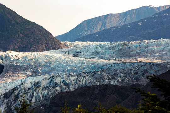Mendenhall glacier, Alaska,