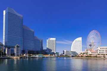 Naklejka premium (神奈川県ｰ都市風景)横浜みなとみらいの風景７