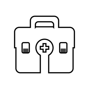 medical kit isolated icon