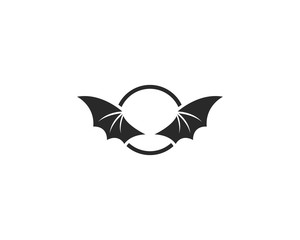 Bat wing  ilustration logo vector