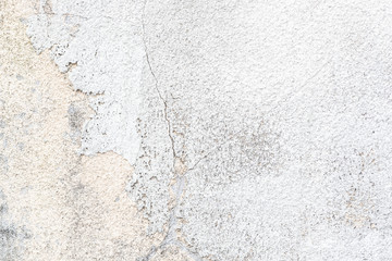 Old white cement wall texture anf background