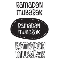 Ramadan mubarak - Happy holidays in arabic