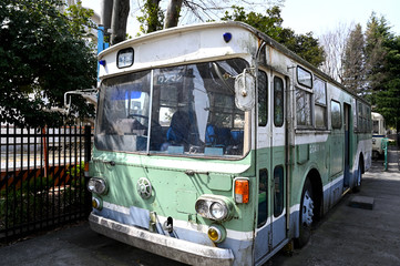 Naklejka na ściany i meble 古い都バス　Old metropolitan bus