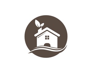 green house logo vector illustration