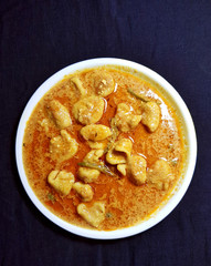 Besan Guthli curry (Quick Gram Flour Curry) - Indian style tasty quick and easy to make recipe.