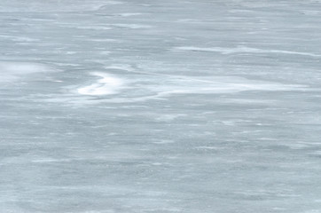 Manistee Lake with Ice and Snow