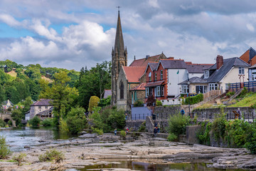 Llangollen town in north Wales