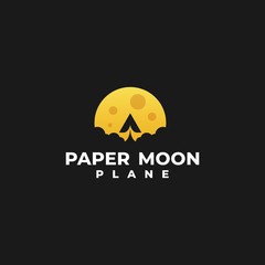Paper Moon illustration vector