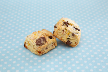 チョコチップとオレンジのスコーン