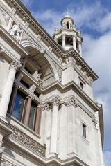 LONDON, UK - MARCH 11 : Old City of London School building in Victoria embankment in London on March 11, 2019