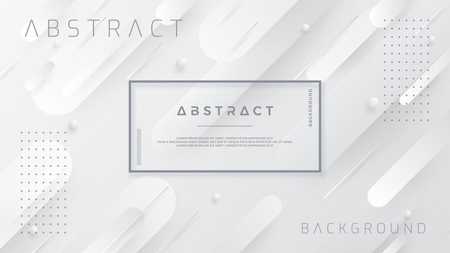 Abstract white and gray background. Abstract background with a composition of white and gray gradient.