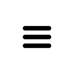 menu icon vector. Hamburger Menu Icon