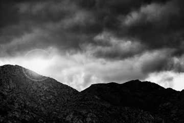 Sierra Clouds, Monochrome