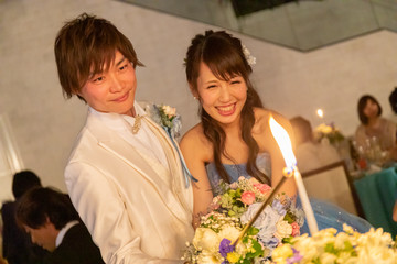 結婚式　キャンドルサービス