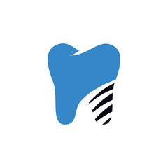 dental braces logo, dental implant, dental logo design
