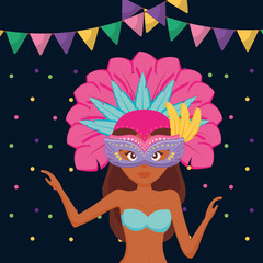 beautiful brazilian garota character