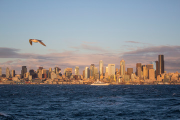Seattle - Dusk 1, puget sound