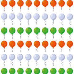 saint patricks balloons helium pattern