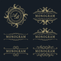 Luxury design set for wedding and decoration