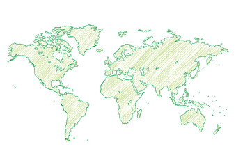 世界地図クレヨンf