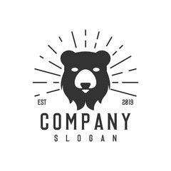 bear logo vector