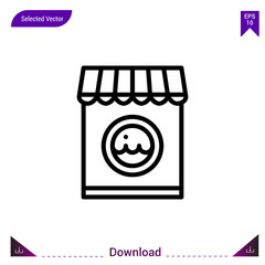 washing-machine vector icon. Best modern, simple, isolated,laundry. flat icon for website design or mobile applications, UI / UX design vector format