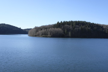Water reservoir dam lake nature