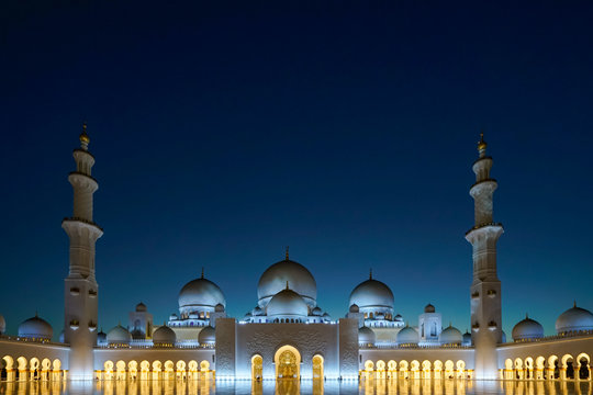 sheik zayid mosque in abu dhabi
