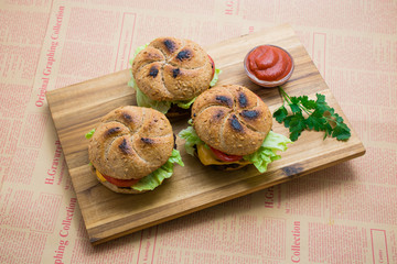 homemade craft burgers