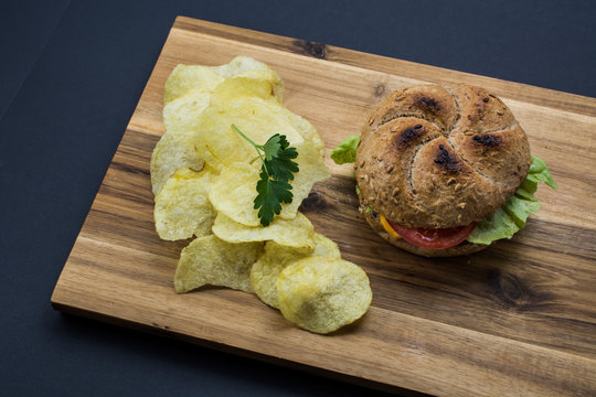 homemade craft burgers