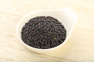 Black lentils