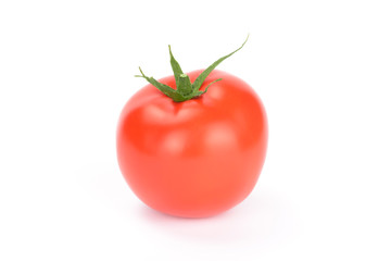 Tomato Isolated on White Background.