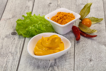 Curry sauce in the bowl