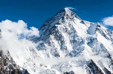 Door stickers Gasherbrum K2 the world second highest peak