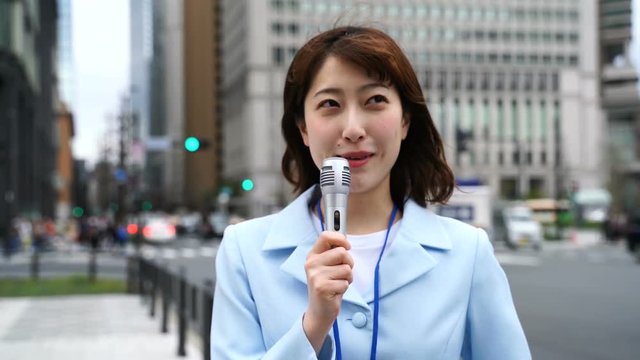 アナウンサー・レポーター・イメージ