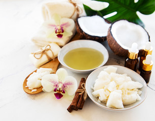 Coconut natural spa ingredients