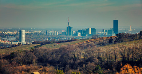 vienna city panorama